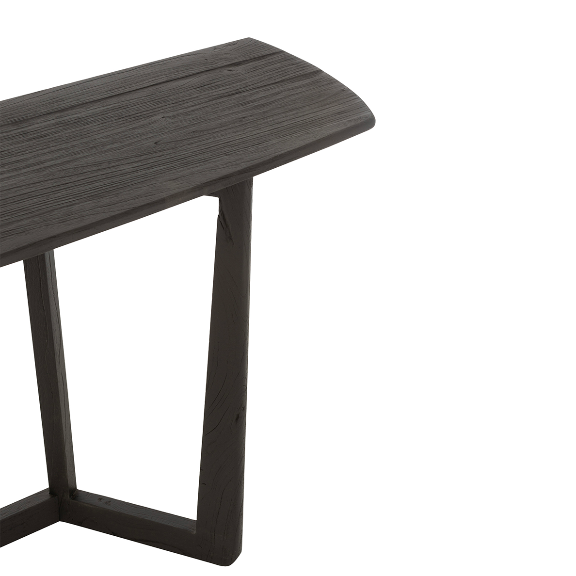 Console MATY en bois exotique noir Maty
