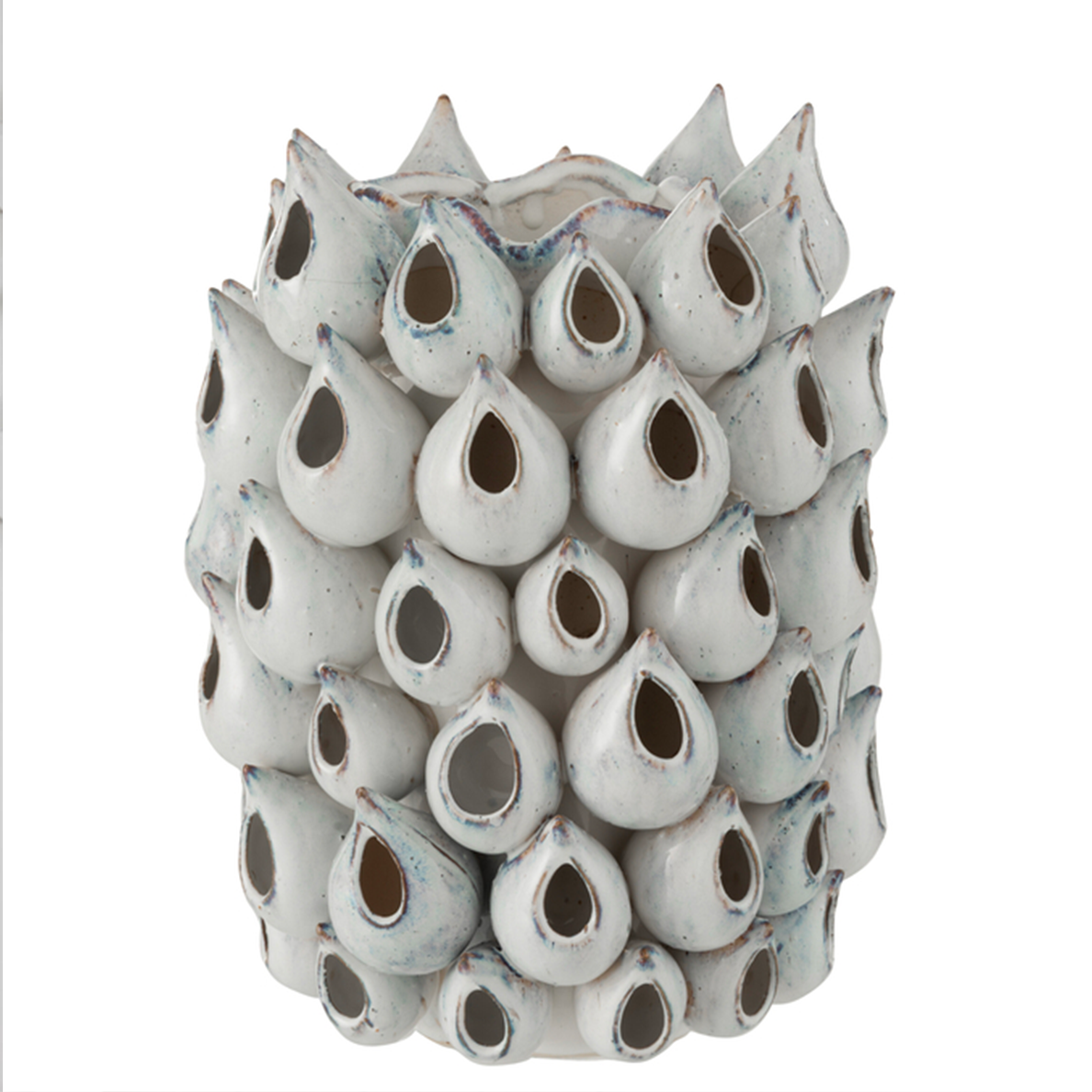 Vase ANEMONE Haut Céramique Bleu by JLINE