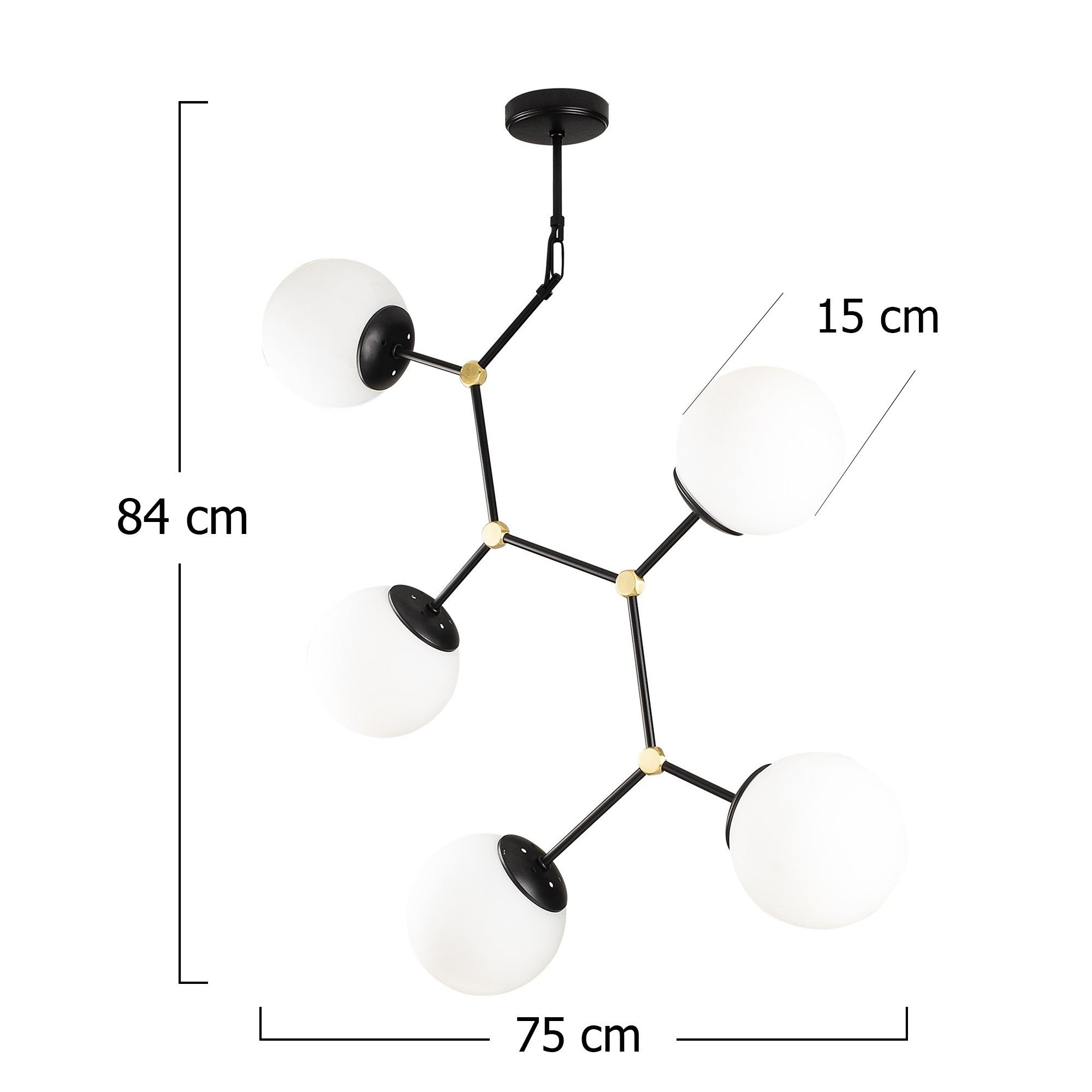 Suspension TREE BLACK