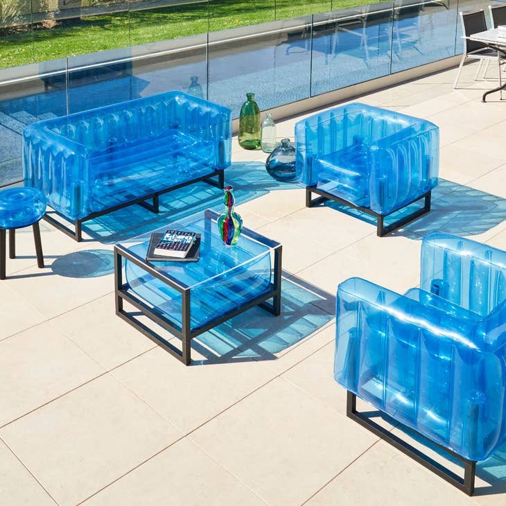 Fauteuil Crystal Bleu MOJOW