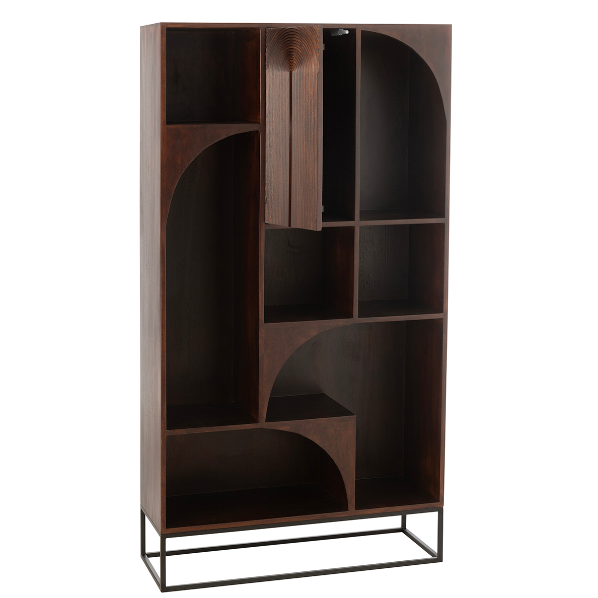 Etagere MODE Bois de manguier/Mdf Brun by JLINE