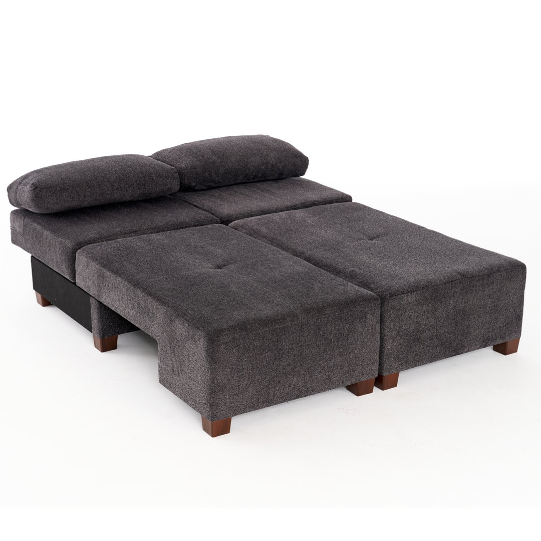 Canapé convertible BED anthracite