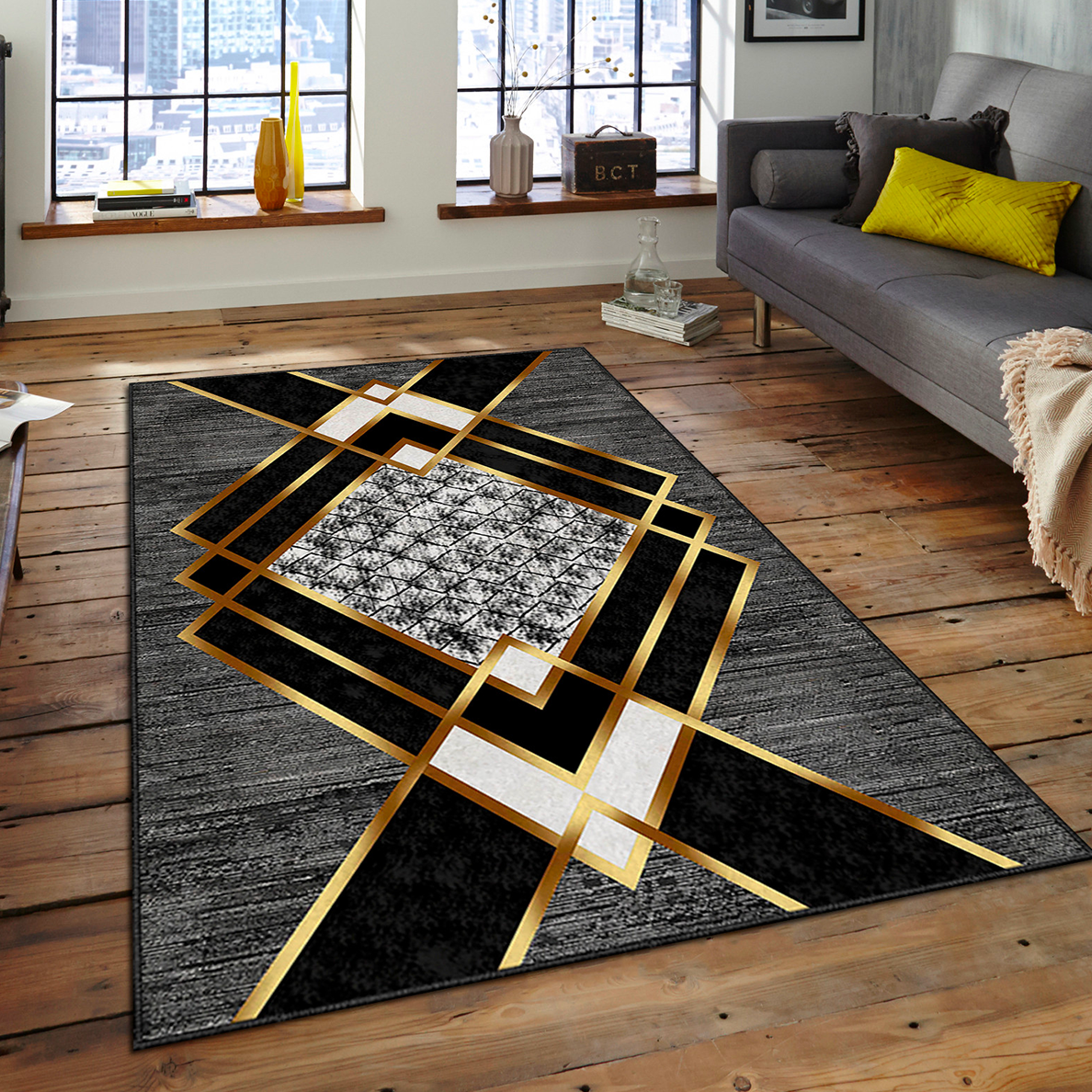 Tapis de salon design et moderne CONSTELLA