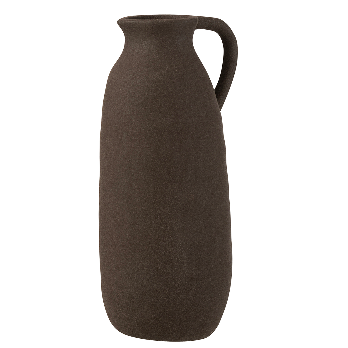 Vase Cruche en Céramique Noir Grand