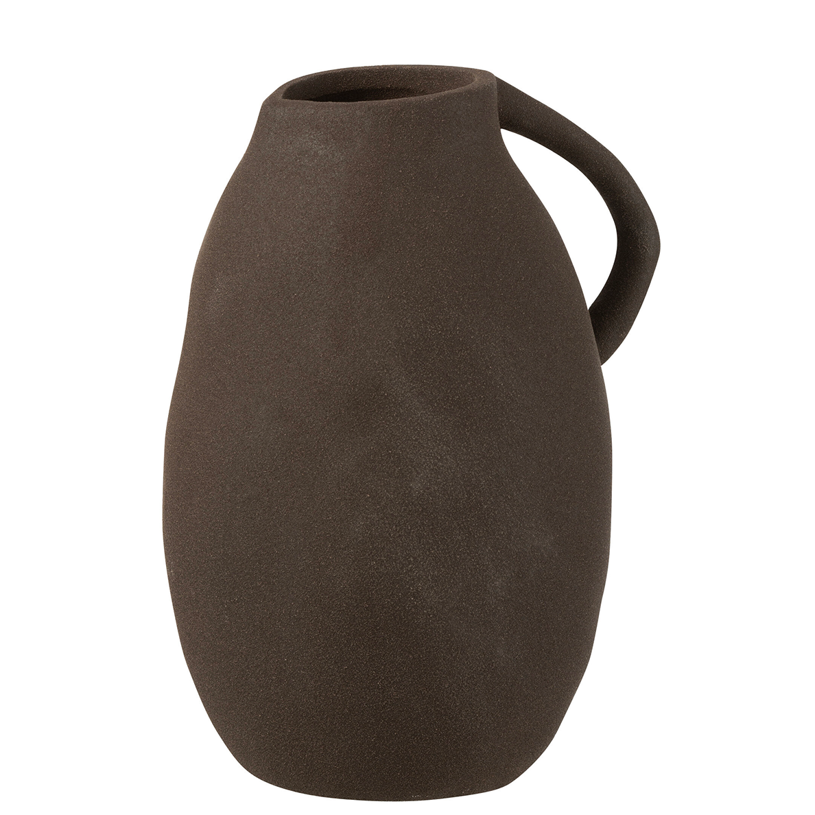 Vase Cruche en Céramique Noir de Taille Moyenne