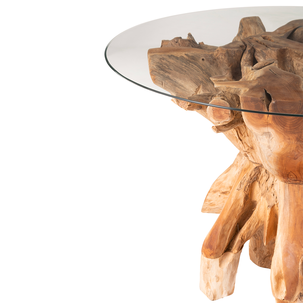 Table a manger RAOUL en Teck Naturel by JLINE