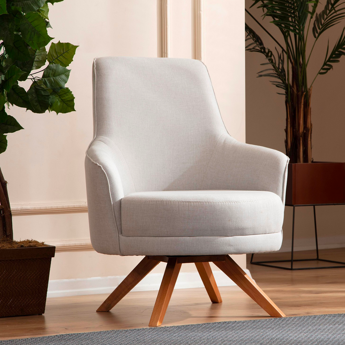 Fauteuil WING CHAIR gris