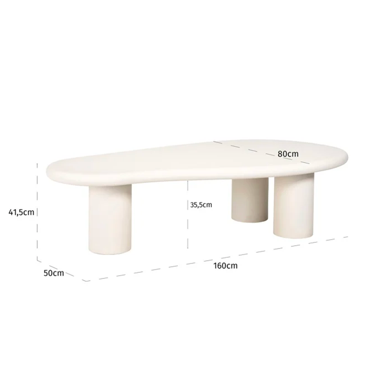 Table de Salon BLOOMSTONE 160x80 cm