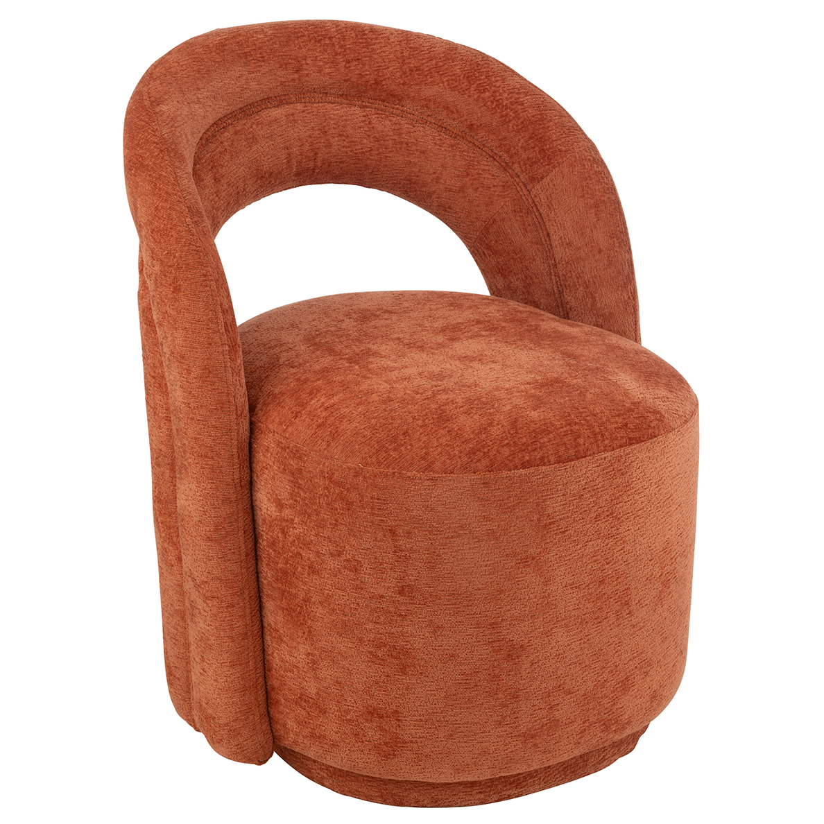 Fauteuil PUMPKIN SPICE Textile Orange Rouille by JLINE