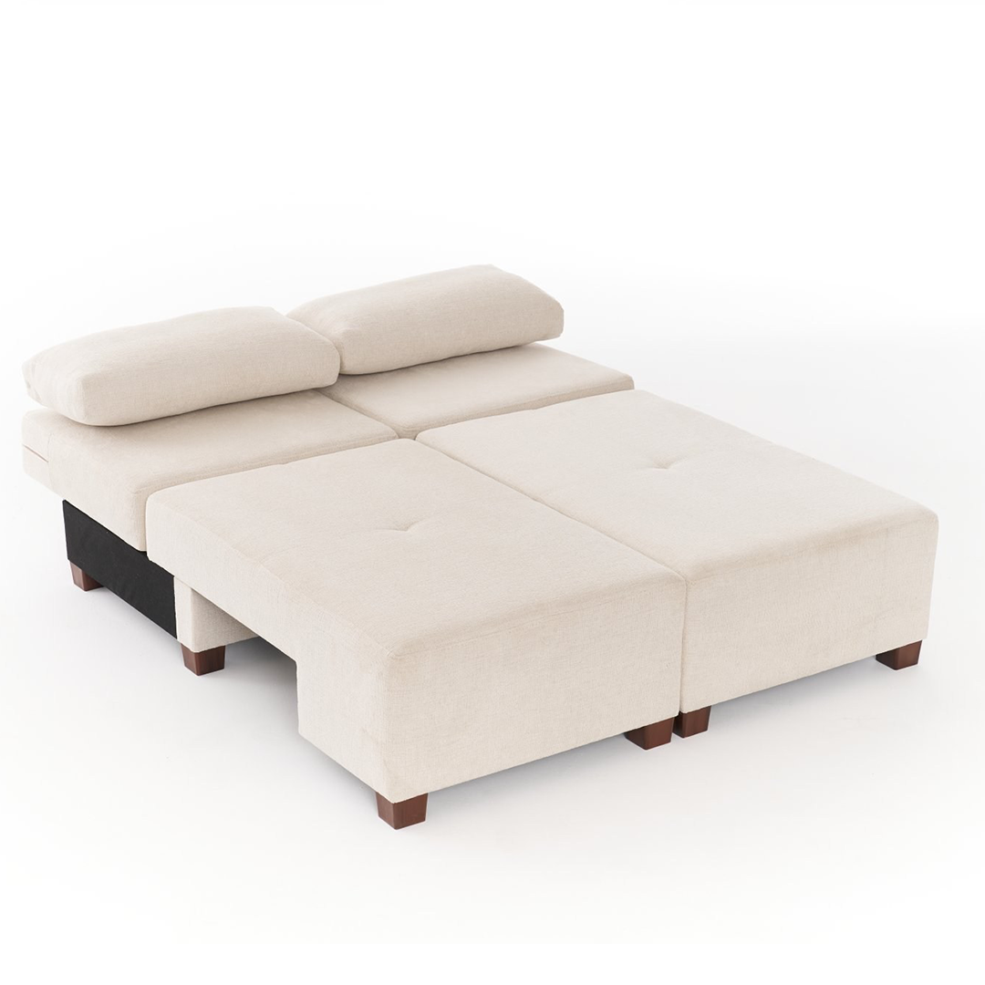 Canapé convertible BED crème