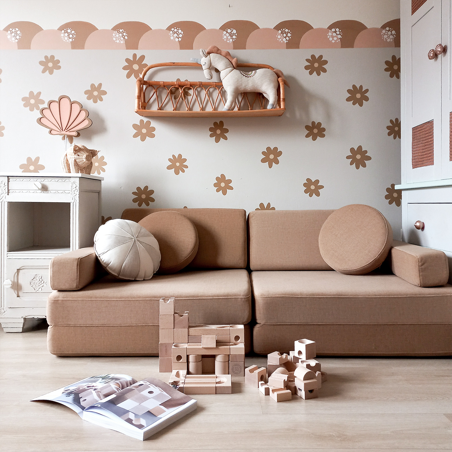 Canapé enfant PLAY SOFA Camel