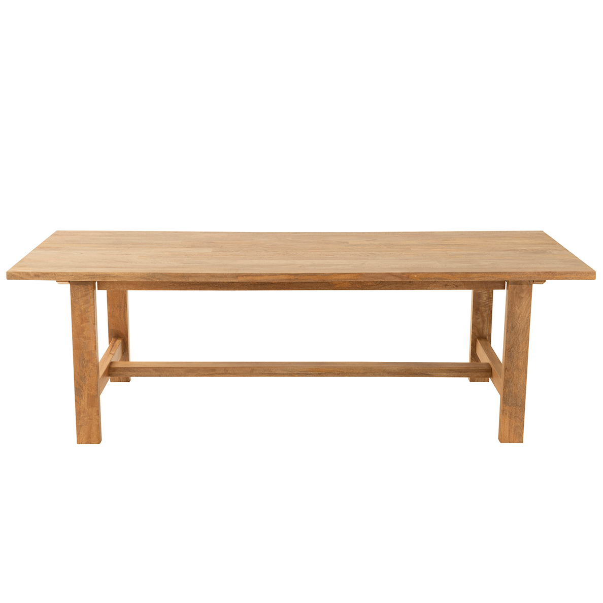 Table Rectangle en bois Manguier Bois Naturel 240 cm