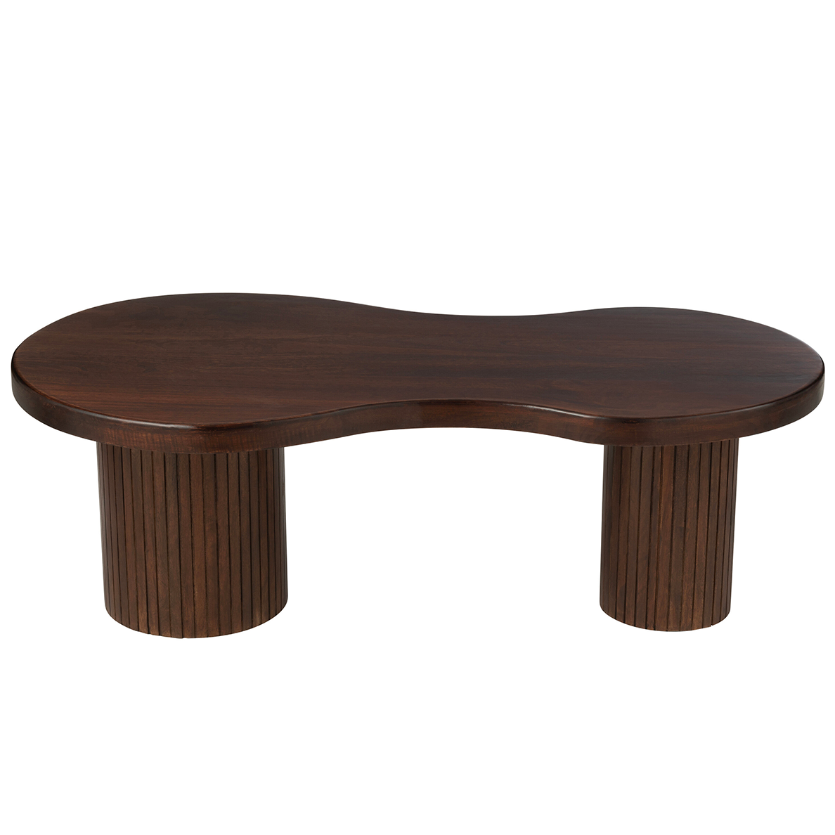 Table basse INFINITY en bois de manguier marron