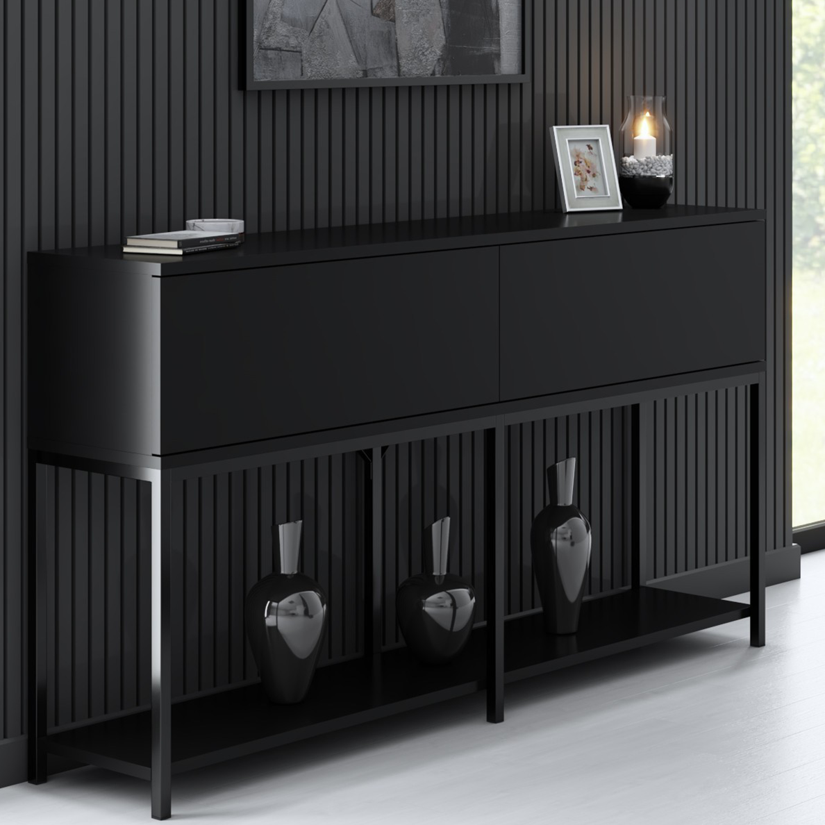 Commode LOOMA noir