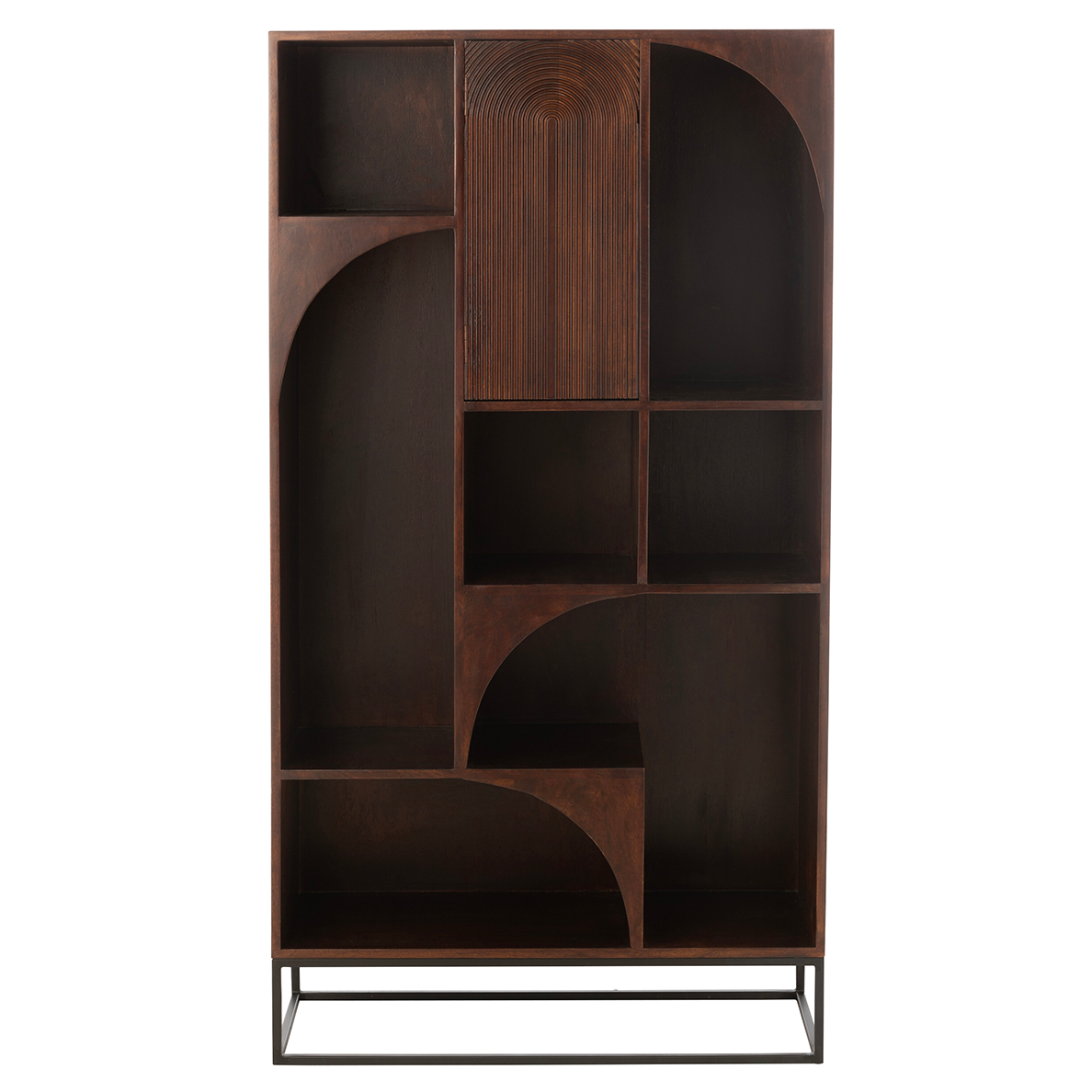 Etagere MODE Bois de manguier/Mdf Brun by JLINE