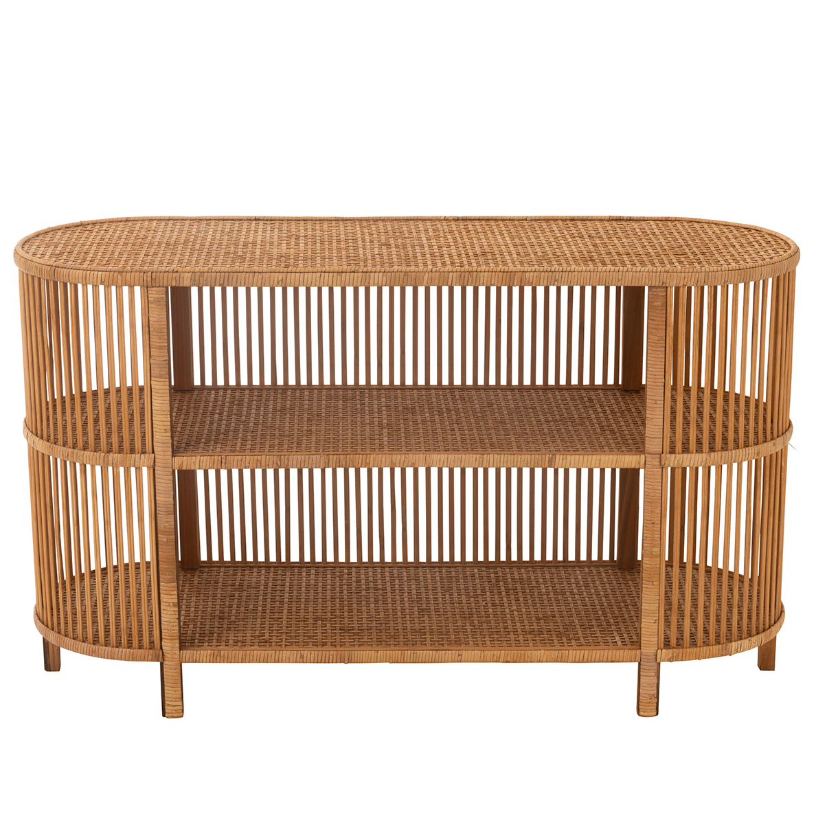 Console LOUMA en bambou/rotin naturel