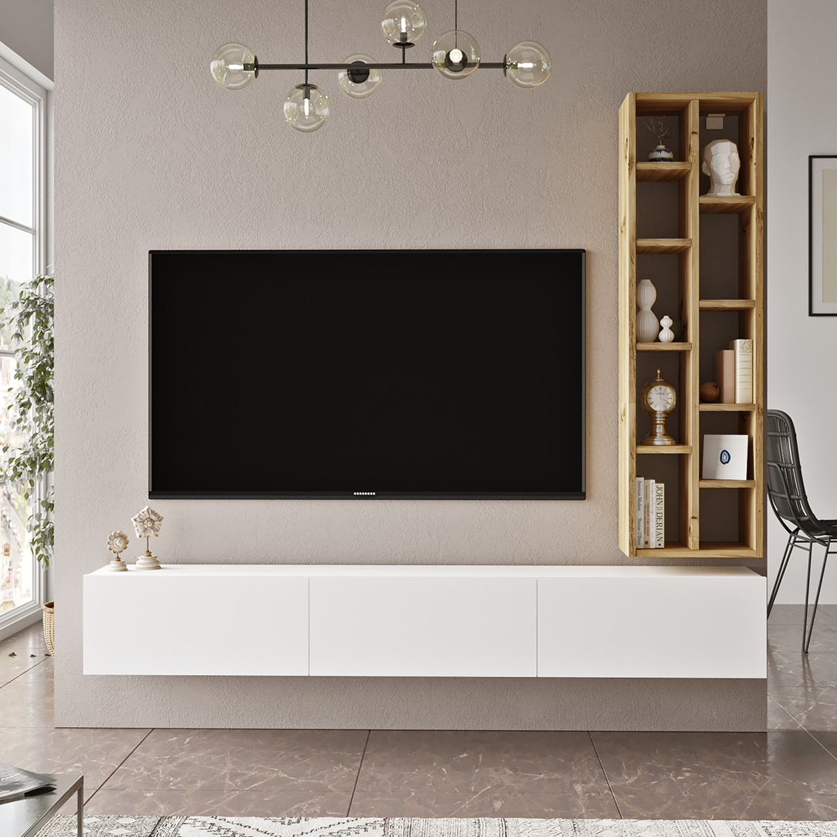 Ensemble de meuble TV WHITE