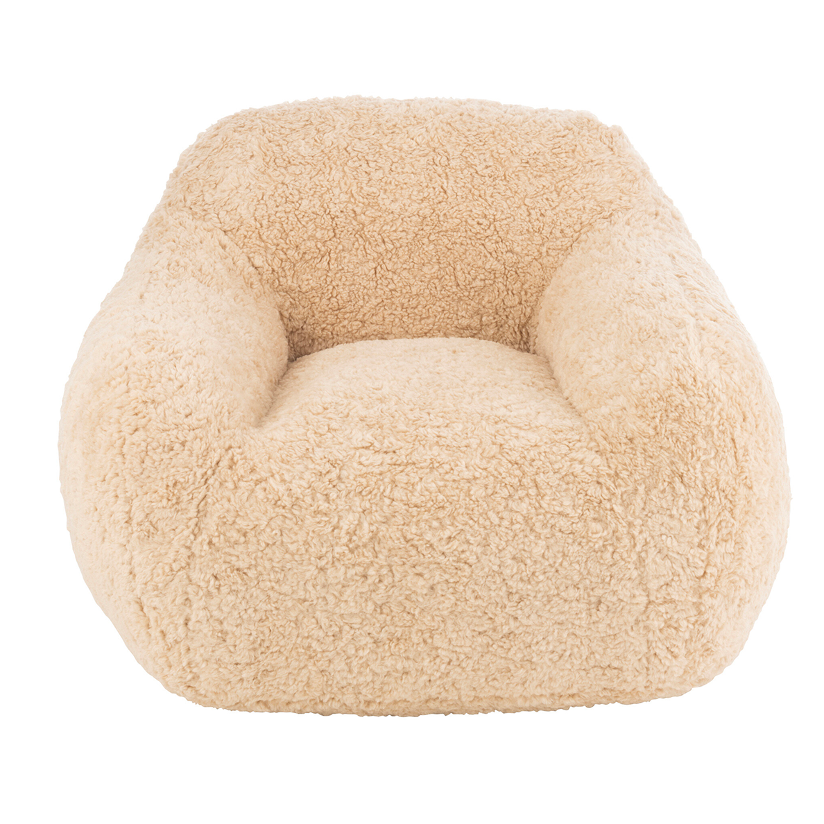 Fauteuil SHEARL en polyester Crème Small