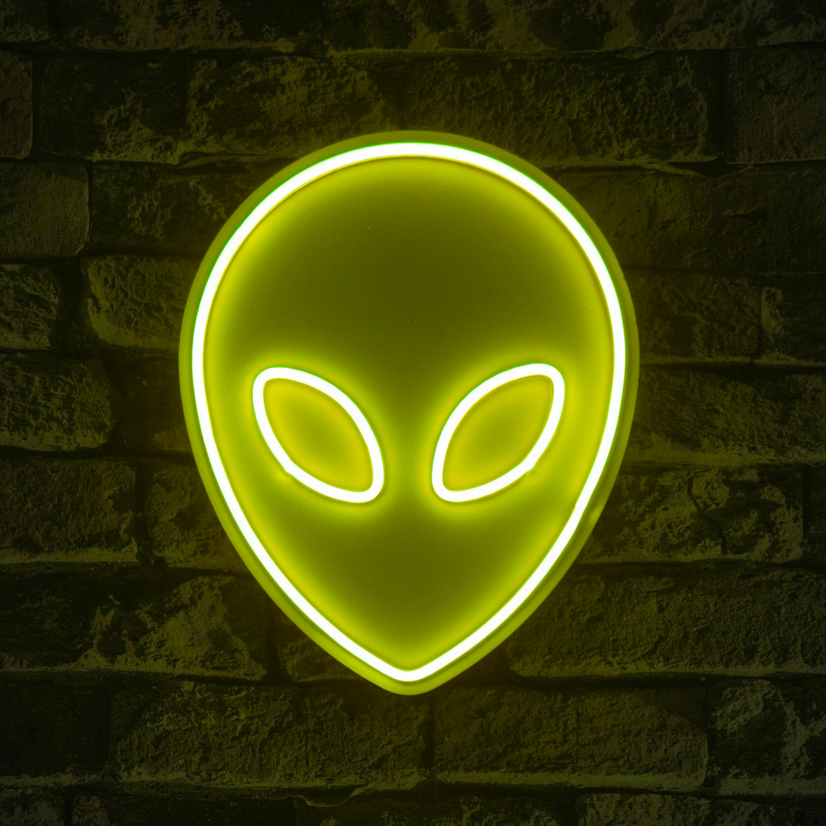 Lumière NEON LED Alien Jaune