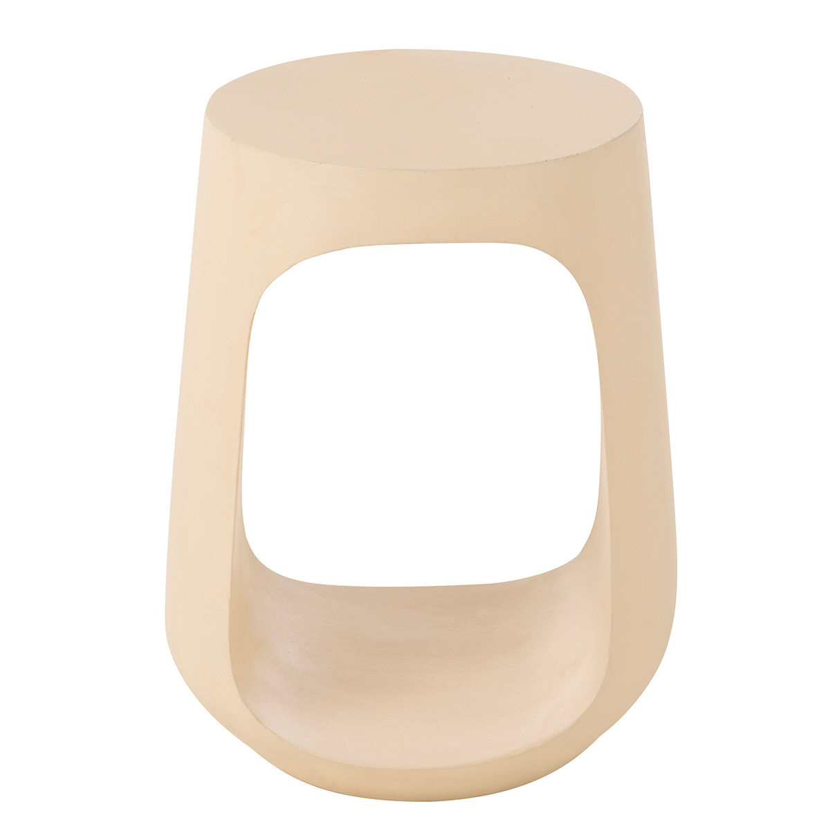 Table D'appoint POD bois de manguier beige by JLINE