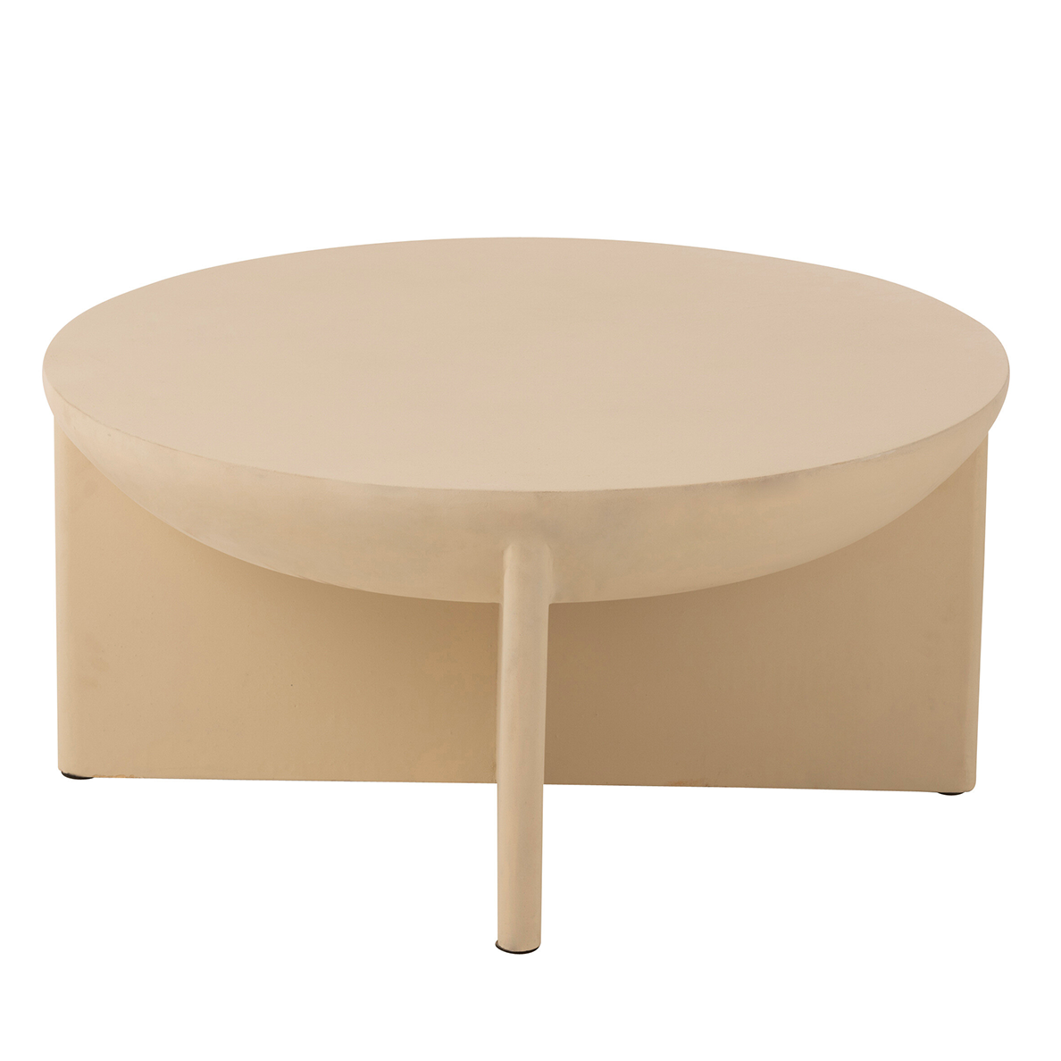 Table Basse HALFY Bois De Manguier Beige by JLINE