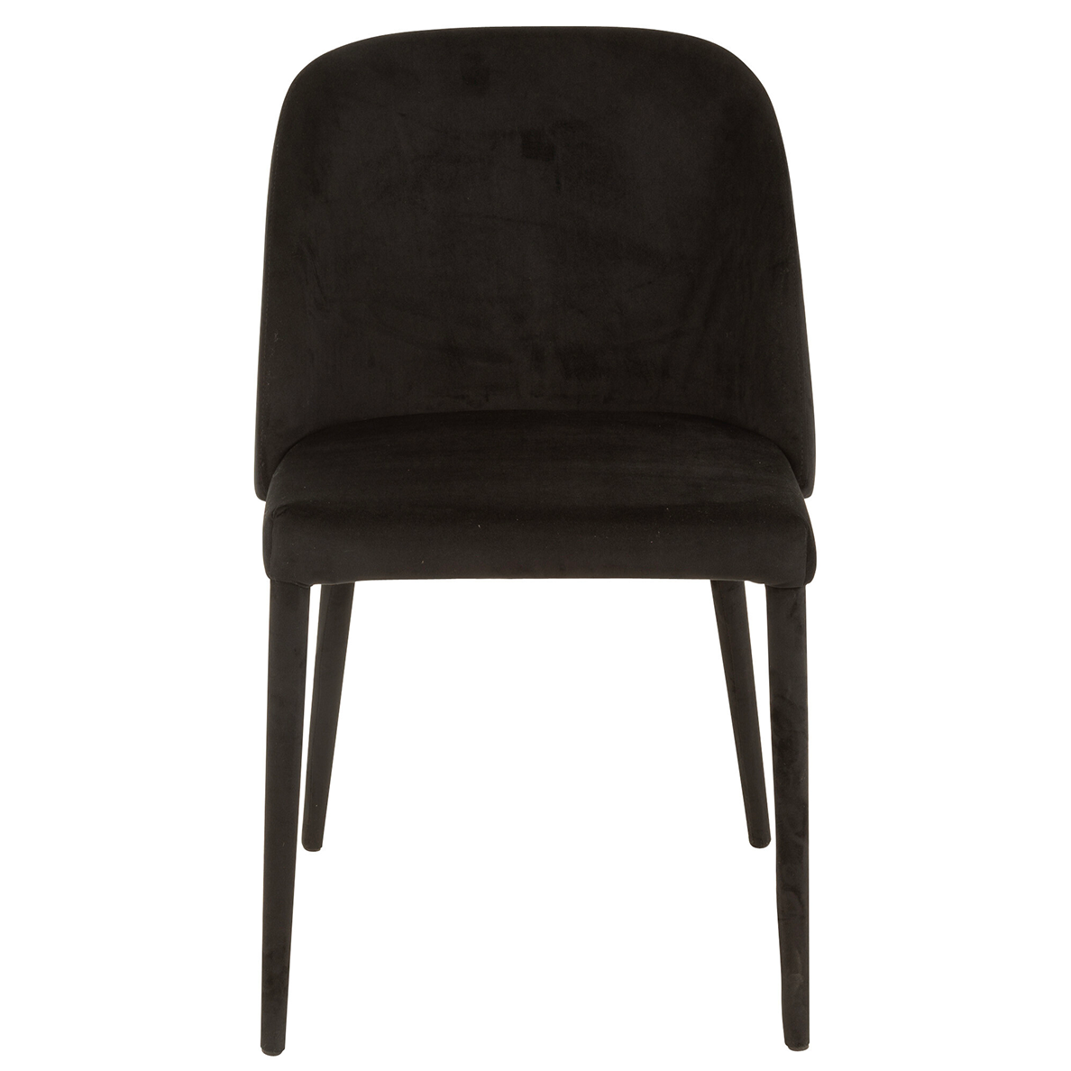 Chaise Charlotte Textile/Métal Noir