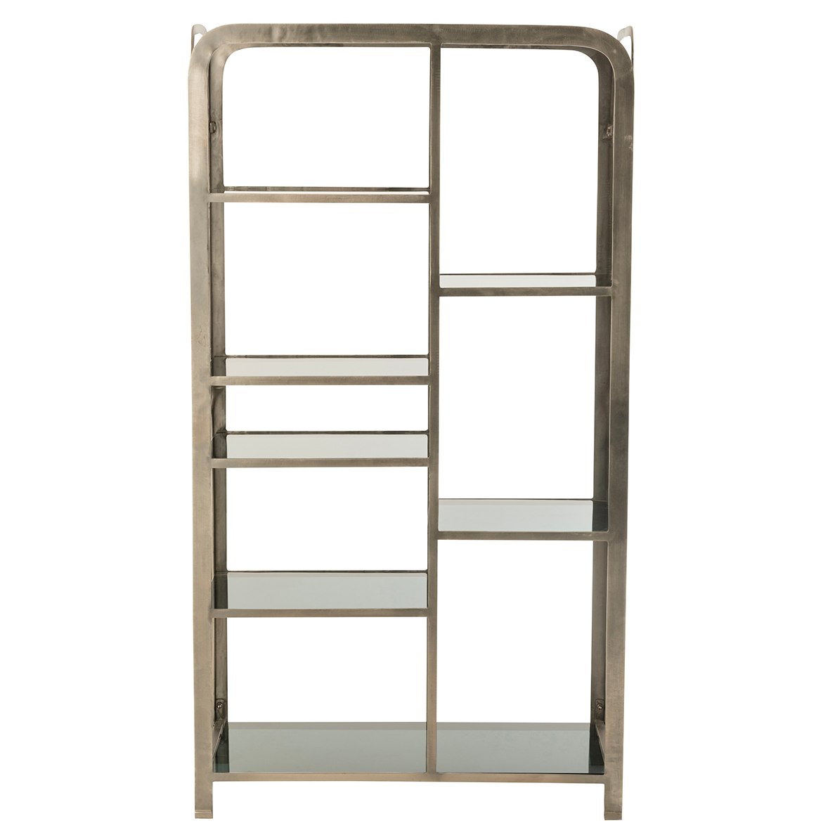 Etagere QUZO Antique Fer/Verre Gris by JLINE