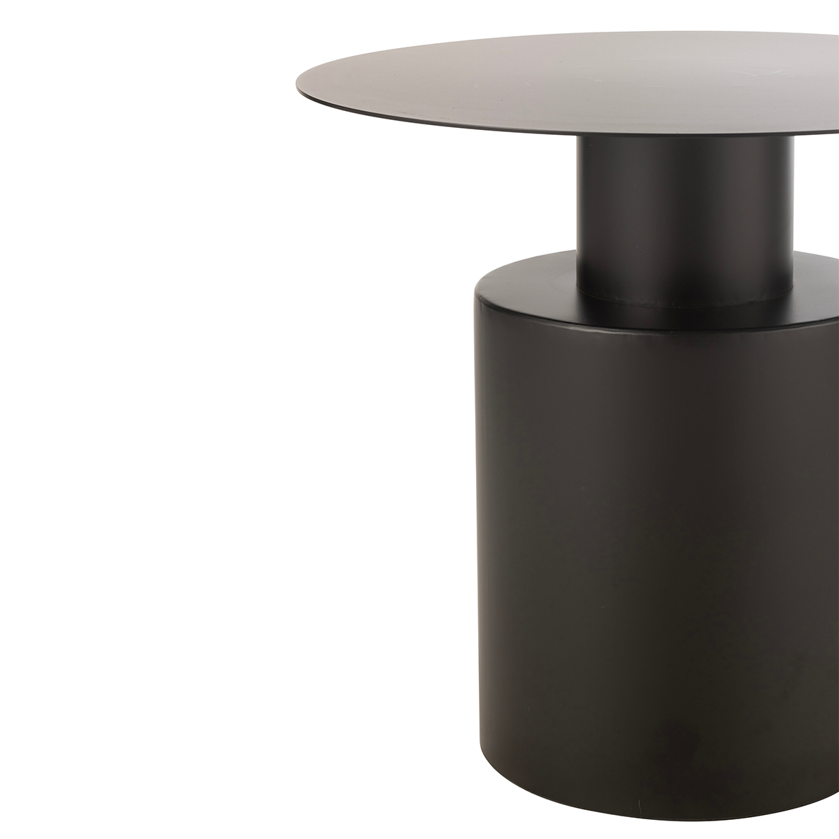 Table basse GIGOGNE en metal noir