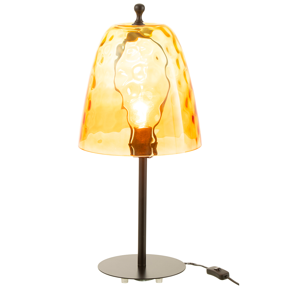 Lampe OCEANE Verre jaune by JLINE