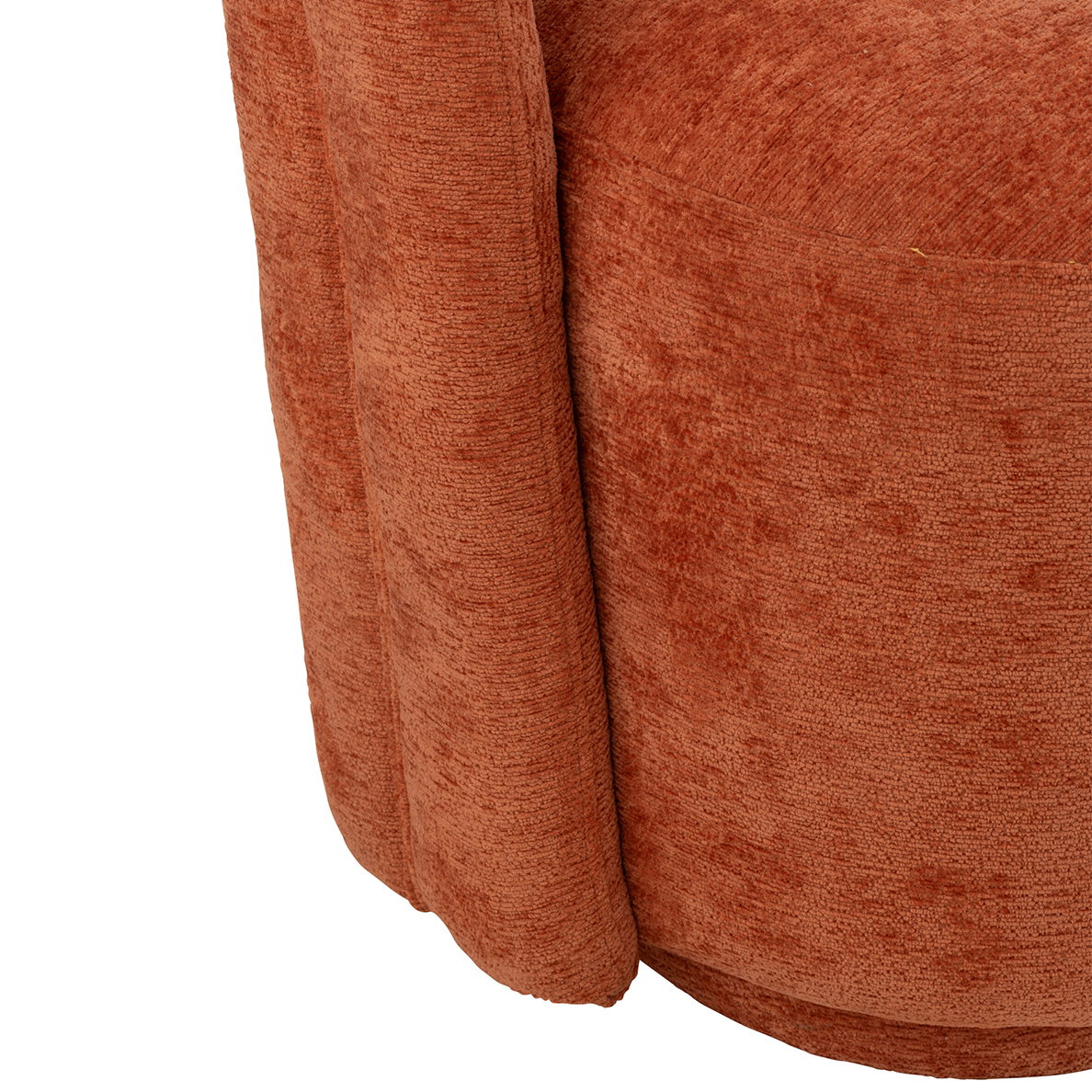 Fauteuil PUMPKIN SPICE Textile Orange Rouille by JLINE