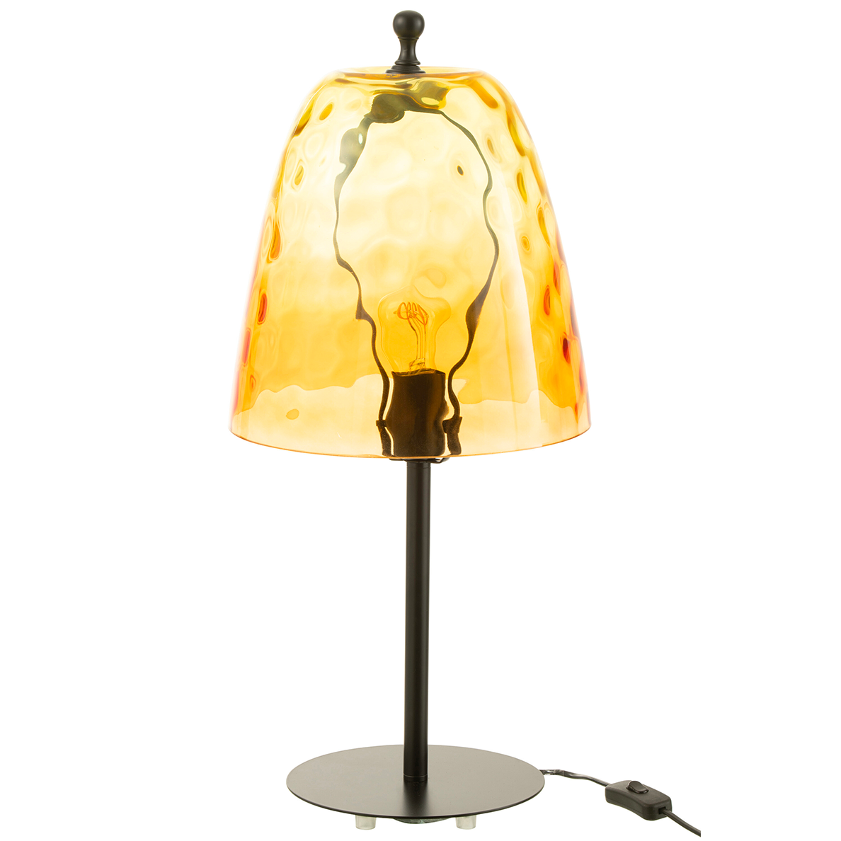 Lampe OCEANE Verre jaune by JLINE