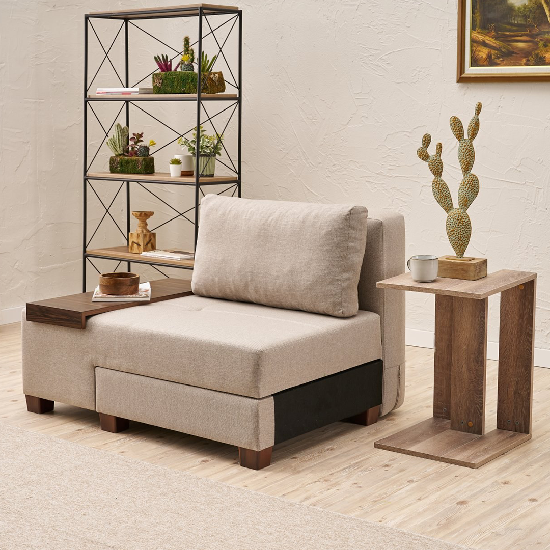 Fauteuil convertible BED beige