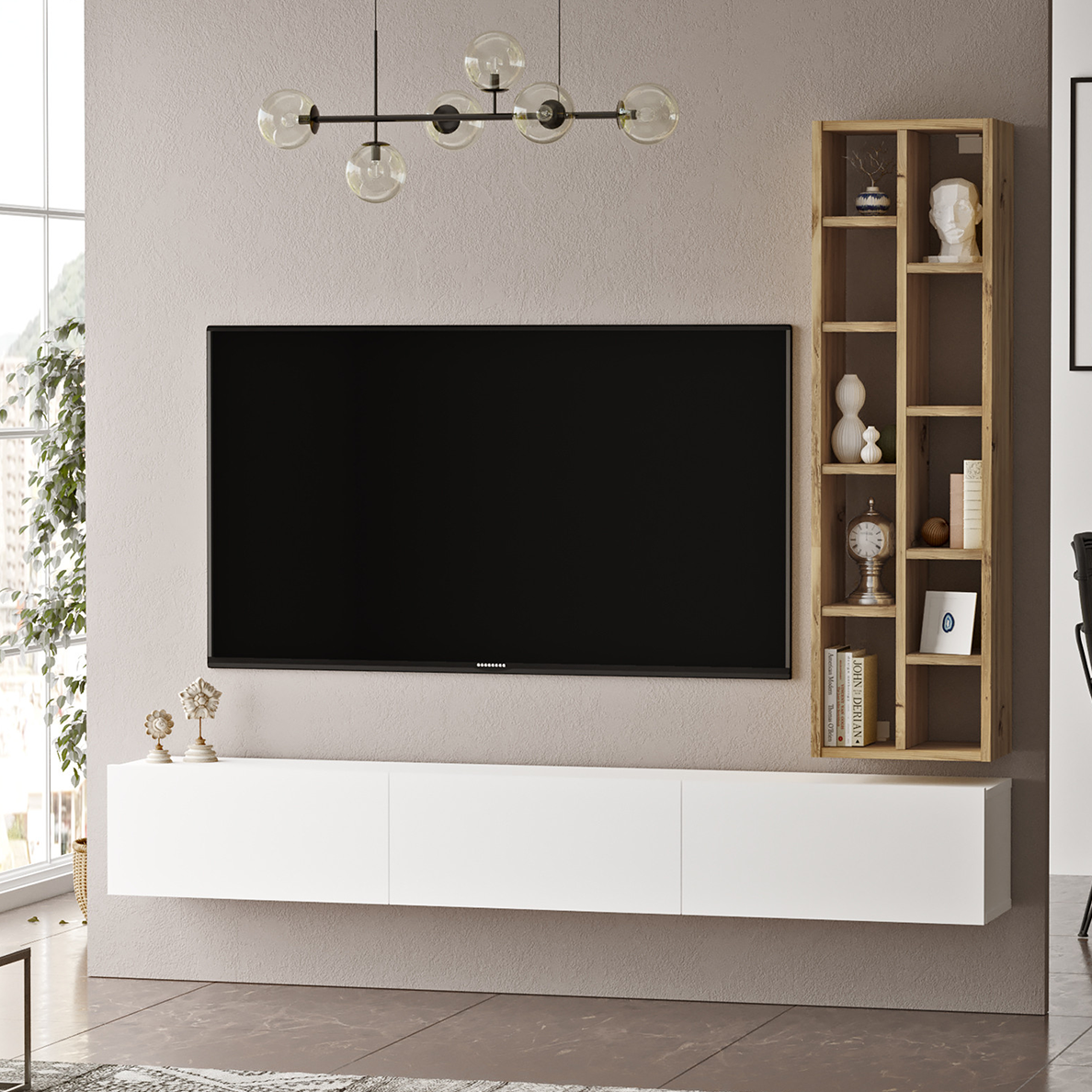 Ensemble de meuble TV WHITE