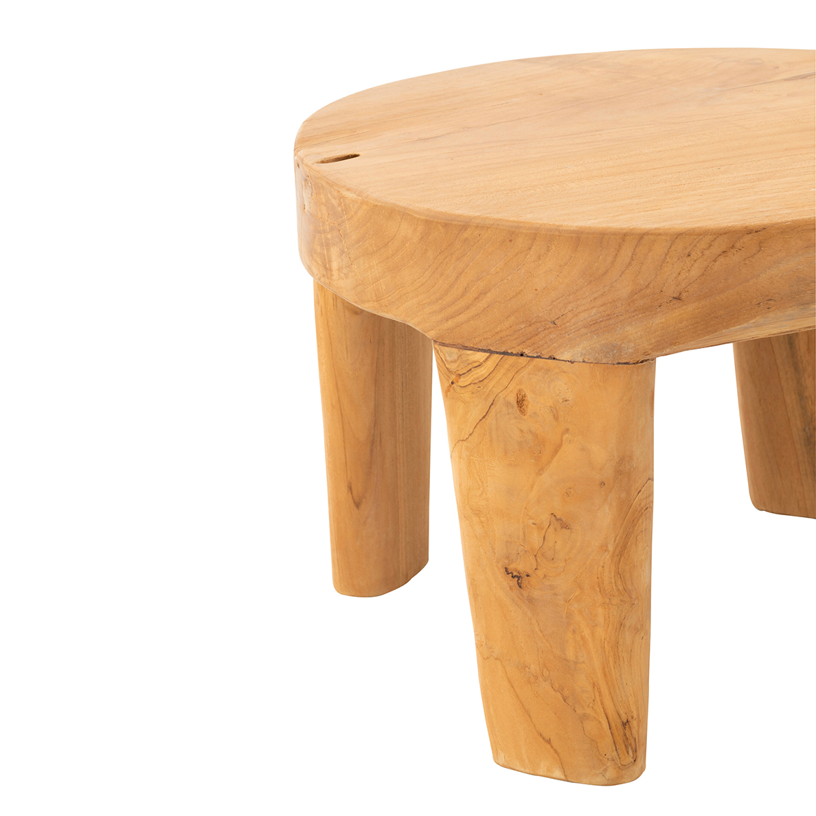 Set de 2 tables d'appoint LAOS en Tek Naturel