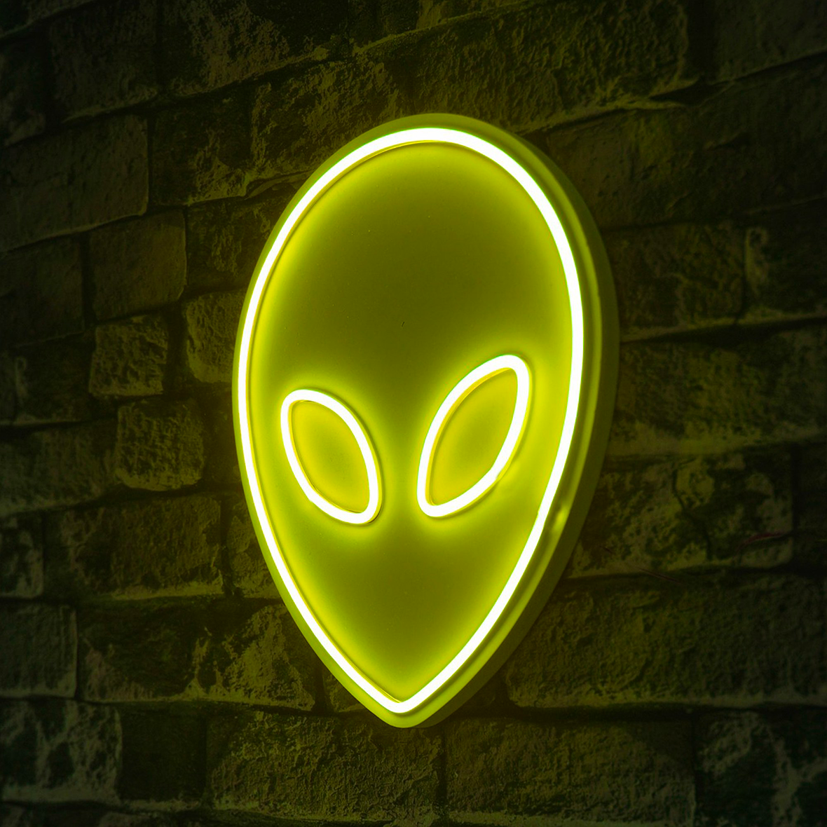 Lumière NEON LED Alien Jaune