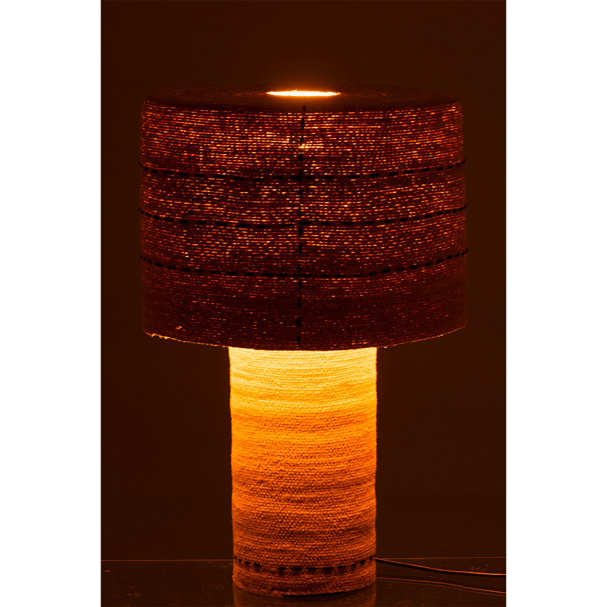 Lampe JONC DE MER en rotin