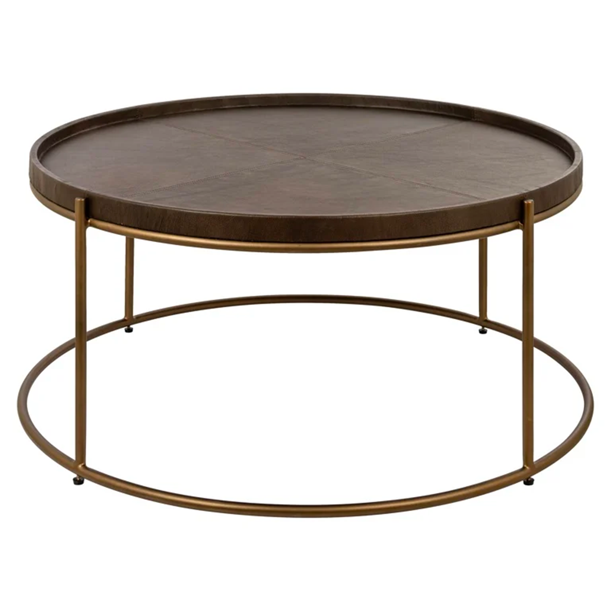 Table basse ZILLON en cuir