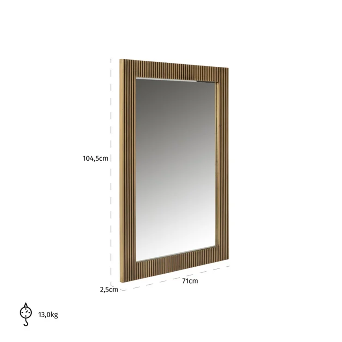 Miroir Ironville rectangulaire