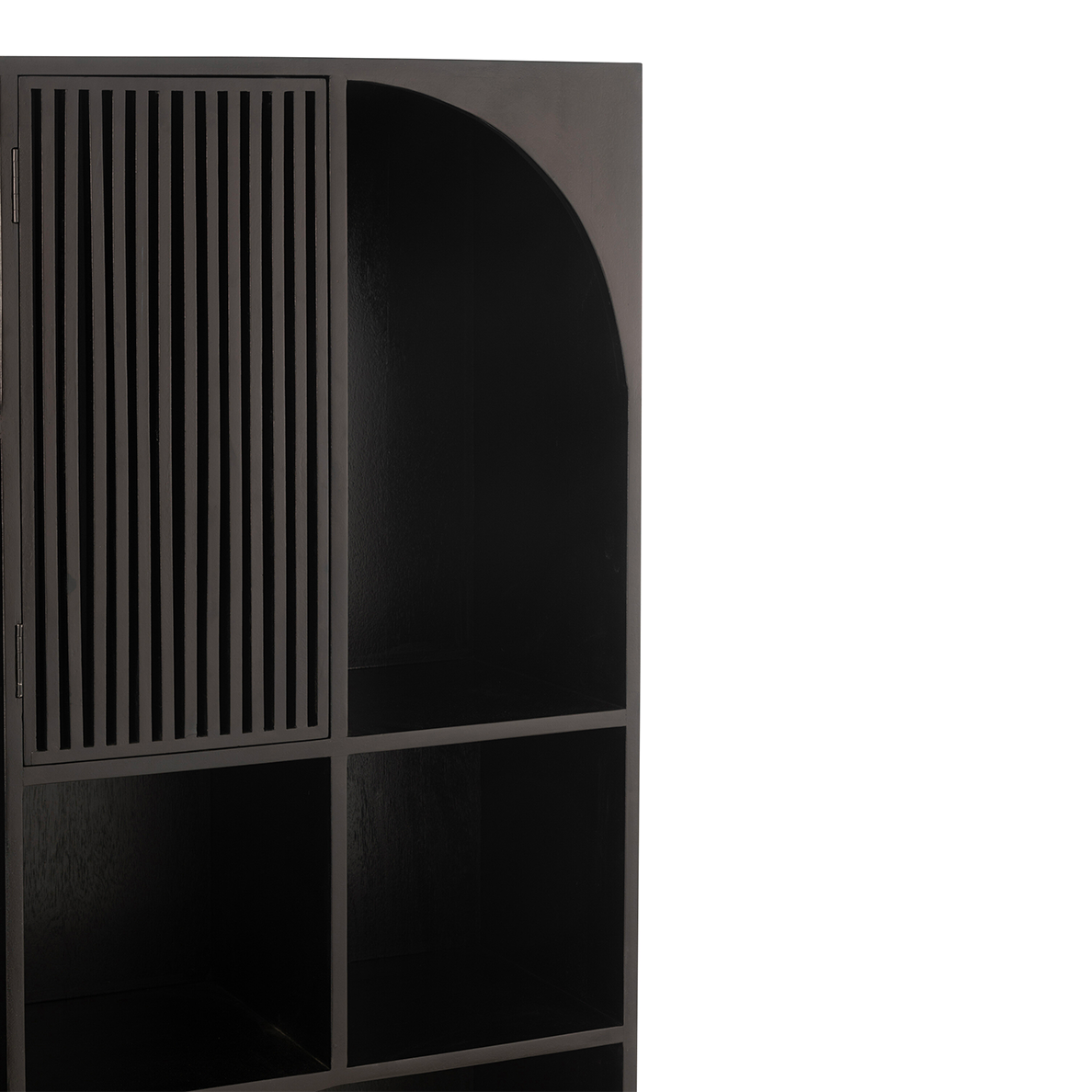 Etagere MODE Bois de manguier/Mdf Noir by JLINE