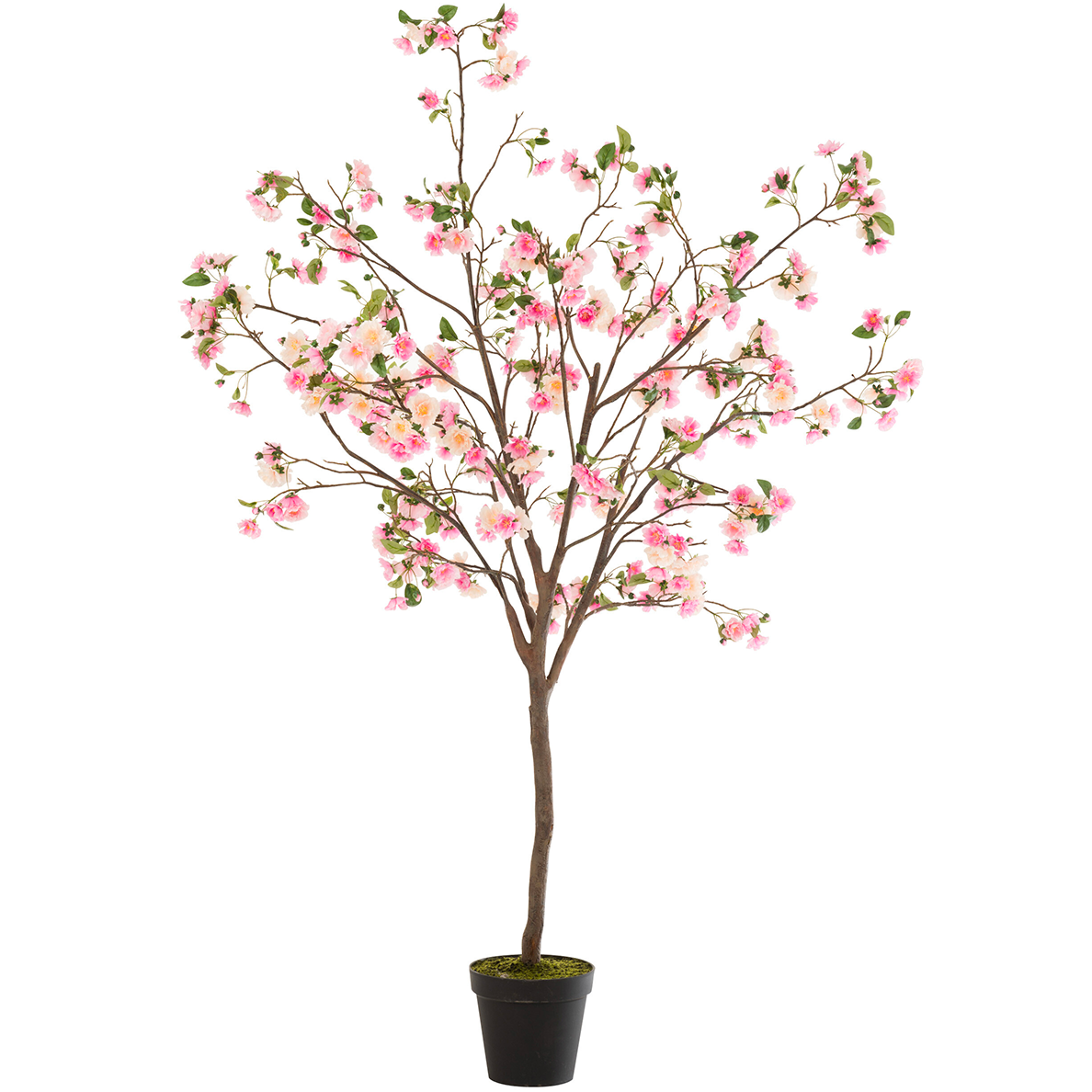 Arbre en plastique Blossomtree rose/marron grand