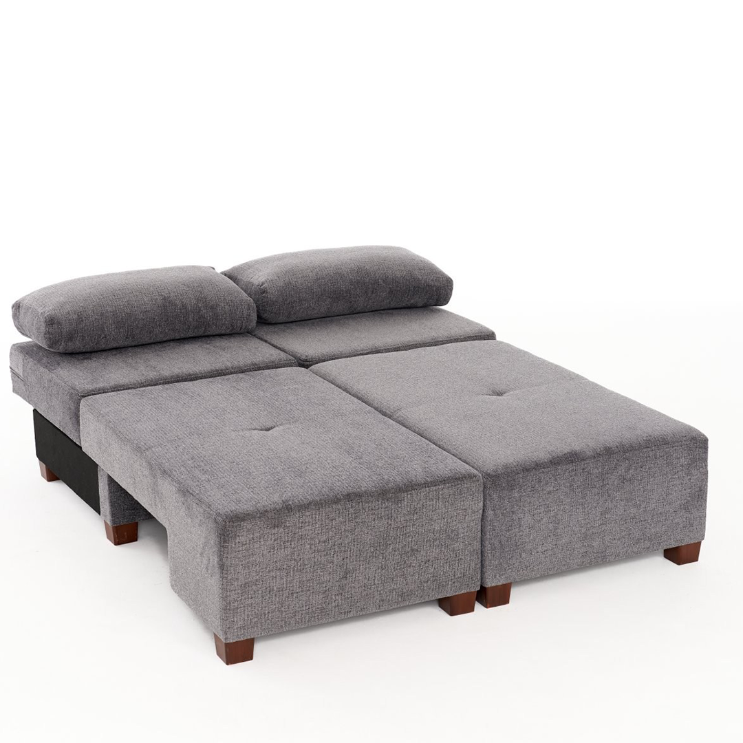 Canapé convertible BED gris