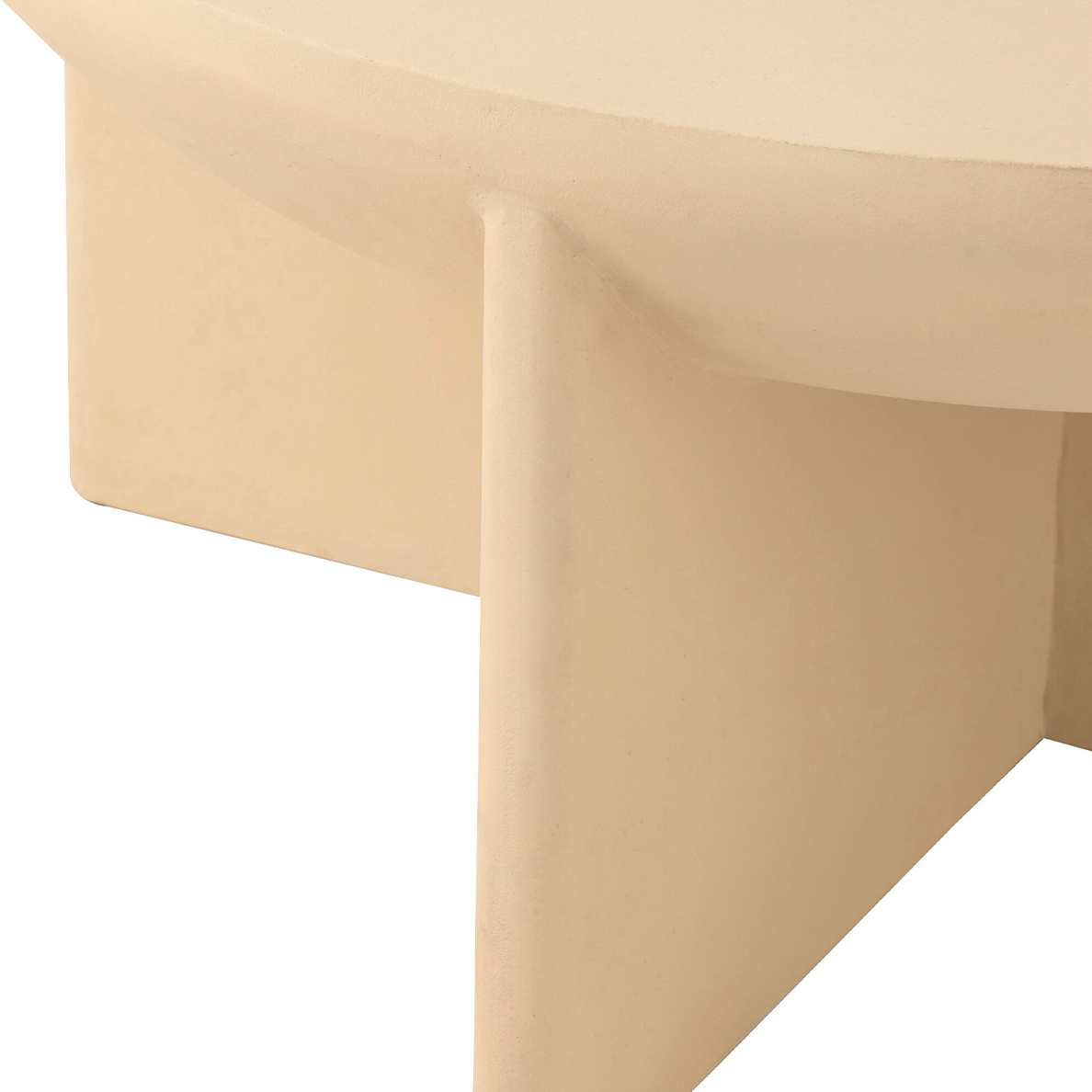 Table Basse HALFY Bois De Manguier Beige by JLINE