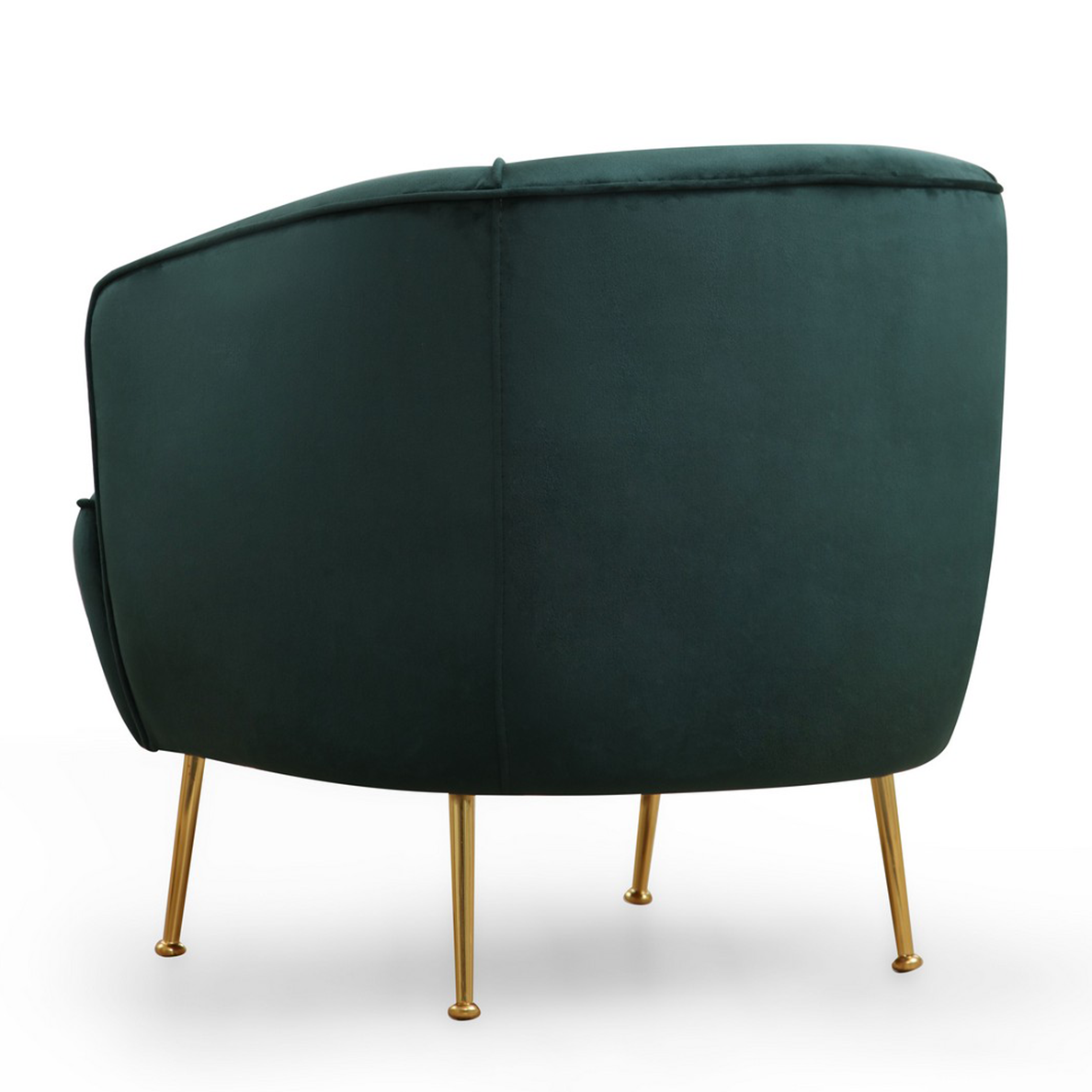 Fauteuil tissu velours OLIVER vert