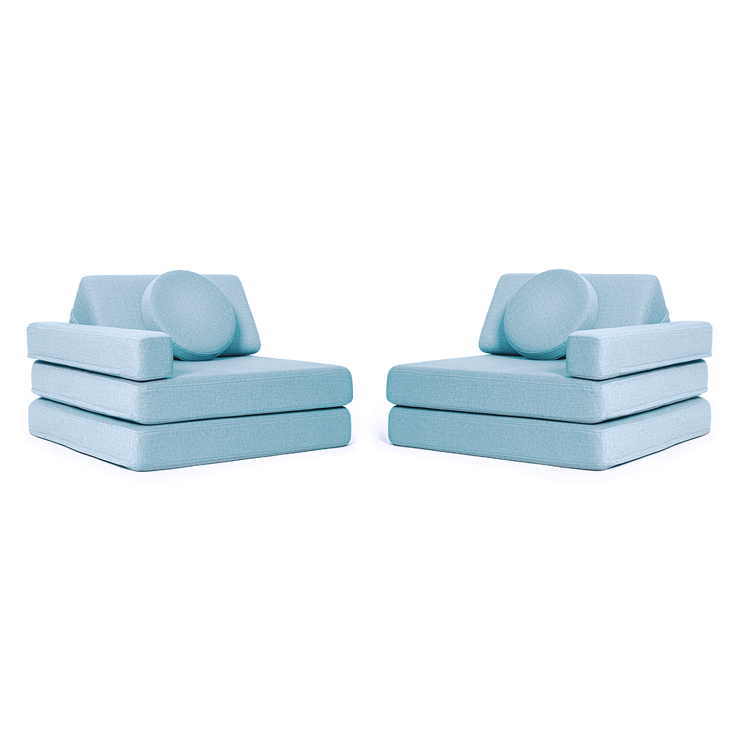 Canapé enfant PLAY SOFA bleu clair