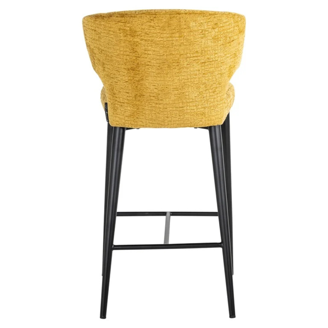 Tabouret de comptoir TAYLOR mustard fusion