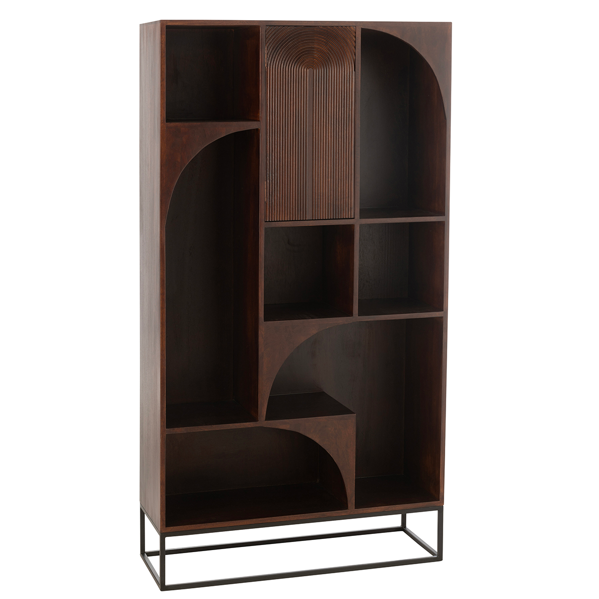 Etagere MODE Bois de manguier/Mdf Brun by JLINE