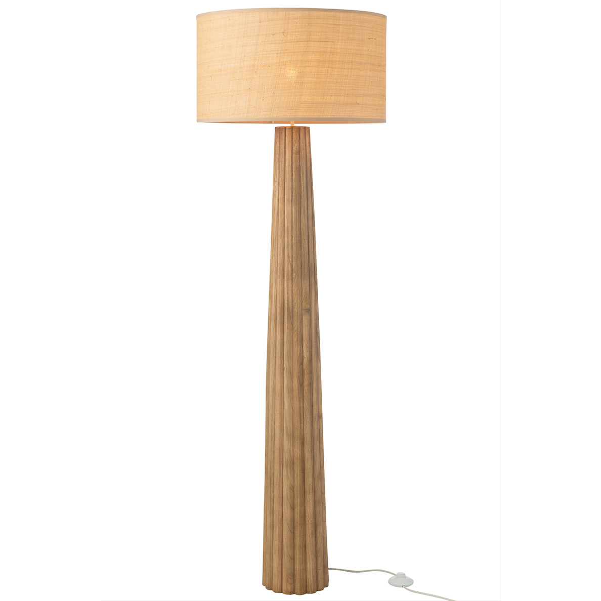 Lampadaire Parapluie Bois D'ailanthus Naturel XL by JLINE