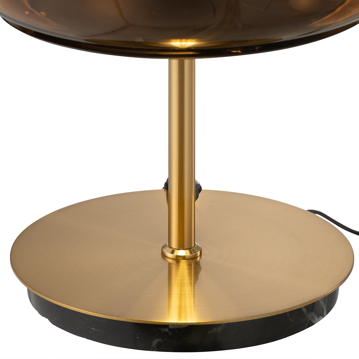 Lampe de table Led Verre Marron BY JLINE