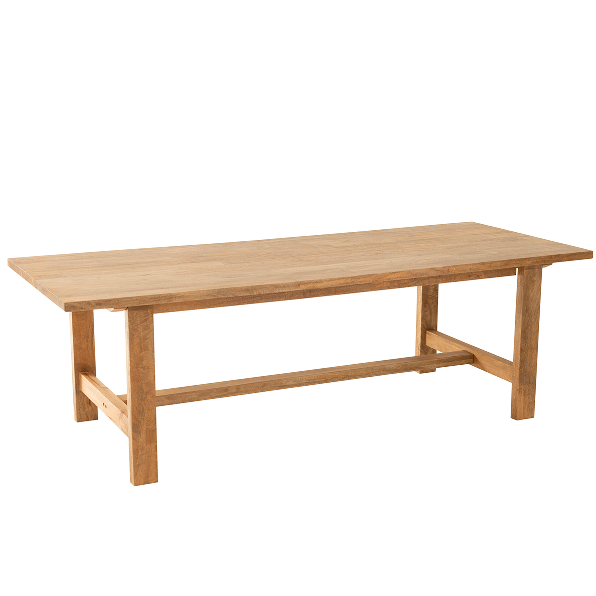 Table Rectangle en bois Manguier Bois Naturel 240 cm