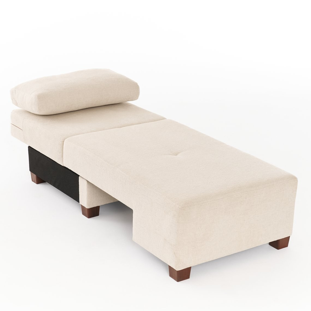 Fauteuil convertible BED écru